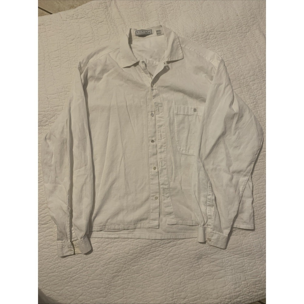 Papini long sleeve shirt made in Italy woman size M 100% Cotton